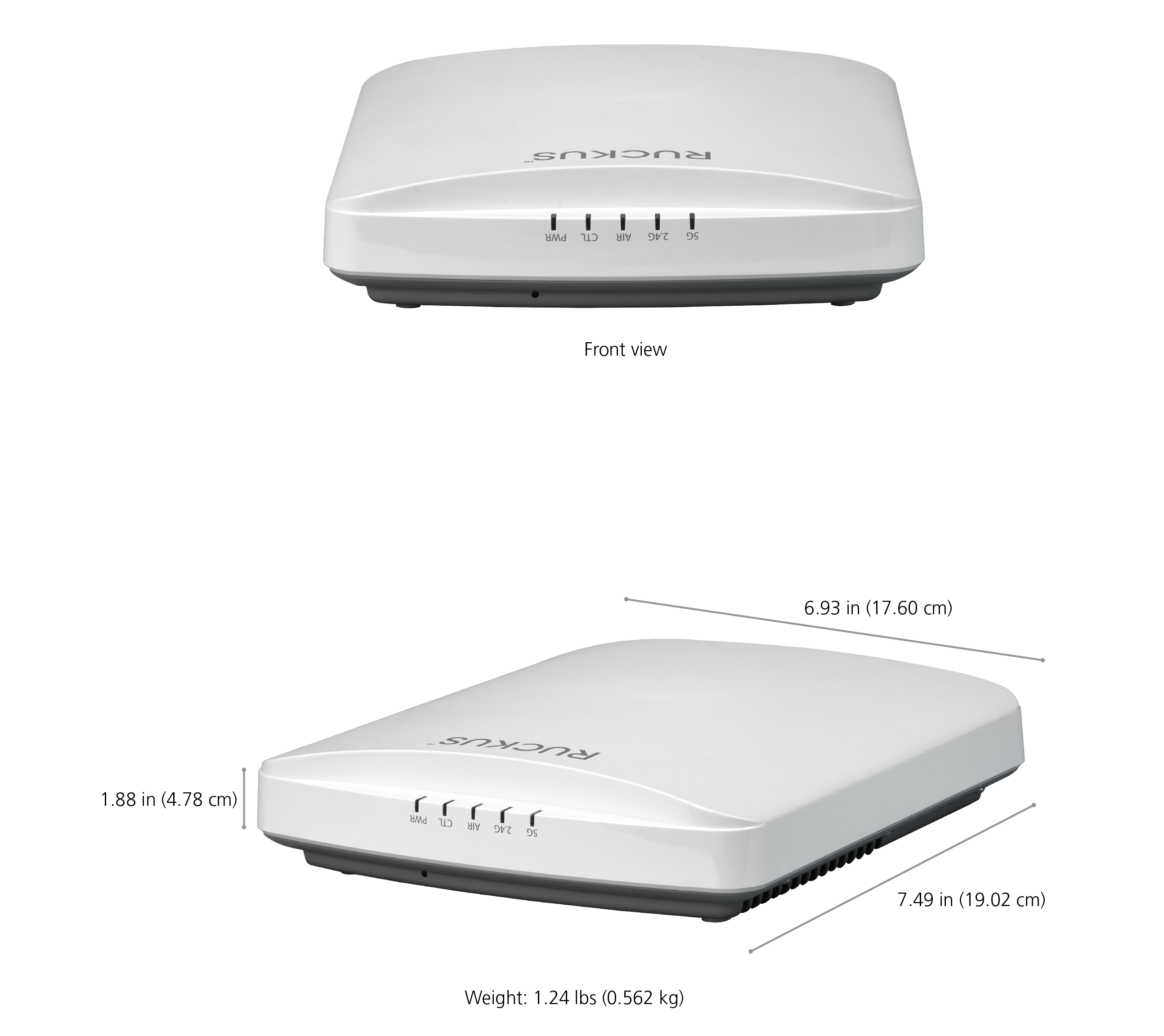 Power Source Included US Model AMZ-R550-US1U Ruckus Unleashed R550 Wi-Fi 6 2x2:2 Indoor Access Point with 1.8 Gbps HE80/40 Speeds and Embedded IoT 